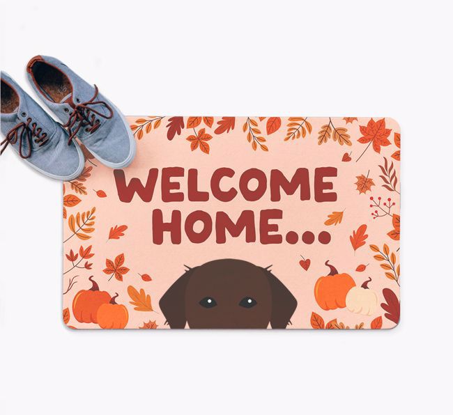 Welcome Home: Personalised {breedFullName} Doormat