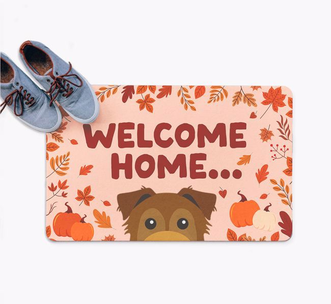Welcome Home: Personalised {breedFullName} Doormat