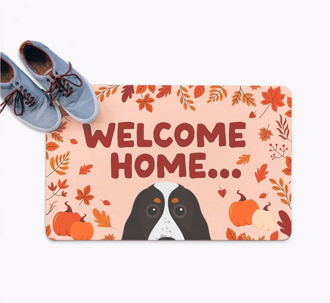 Welcome Home: Personalised {breedFullName} Doormat