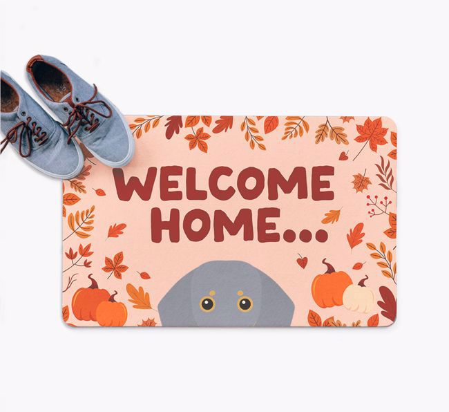 Welcome Home: Personalised {breedFullName} Doormat