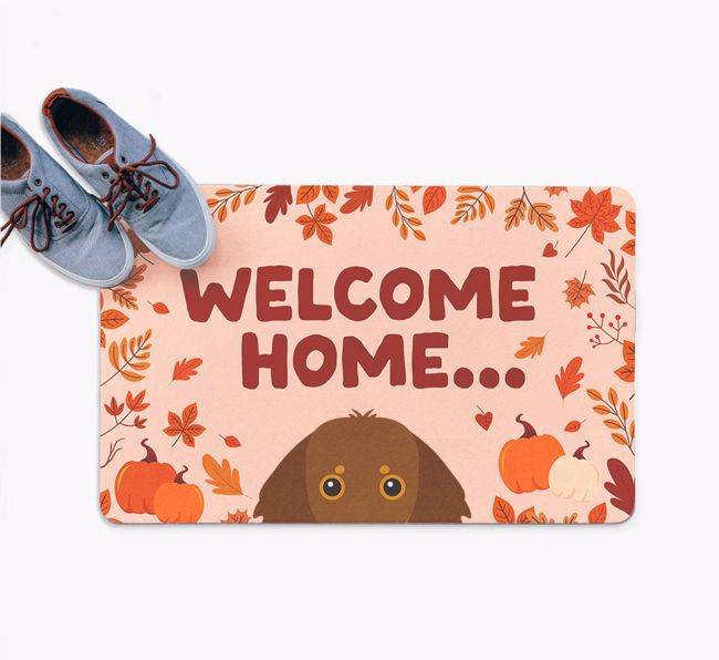 Welcome Home: Personalized {breedFullName} Doormat