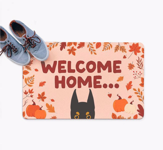 Welcome Home: Personalised {breedFullName} Doormat