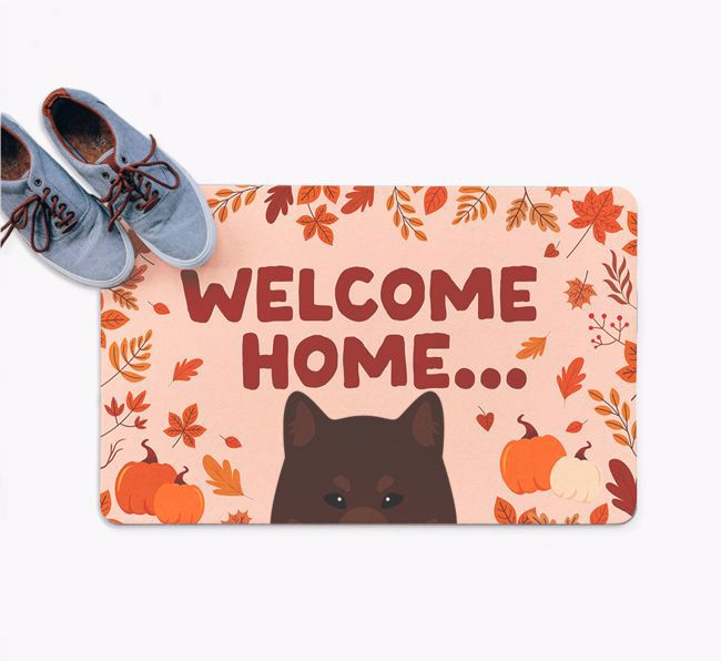 Welcome Home: Personalised {breedFullName} Doormat