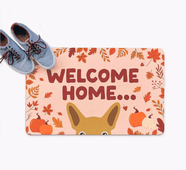 Welcome Home: Personalized {breedFullName} Doormat