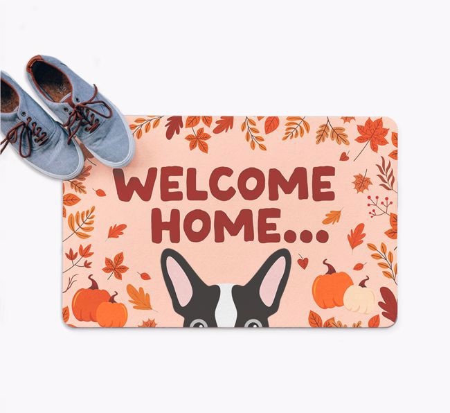 Welcome Home: Personalised {breedFullName} Doormat