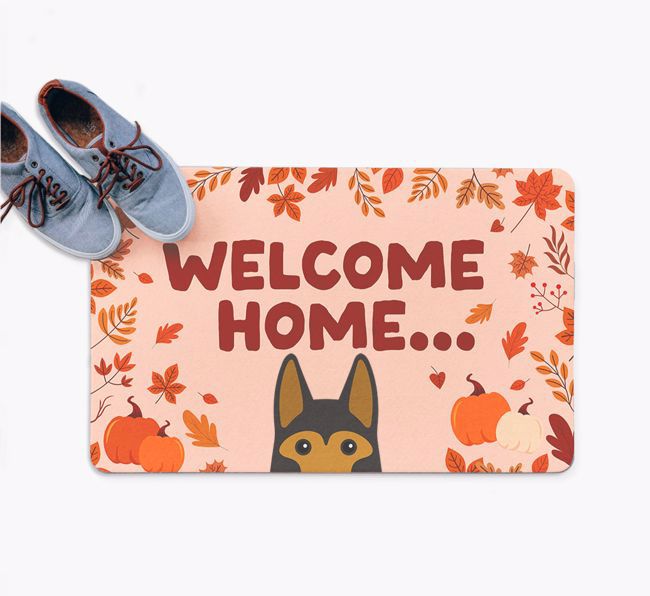 Welcome Home: Personalized {breedFullName} Doormat