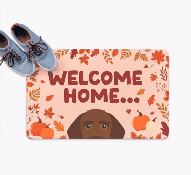 Welcome Home: Personalised {breedFullName} Doormat