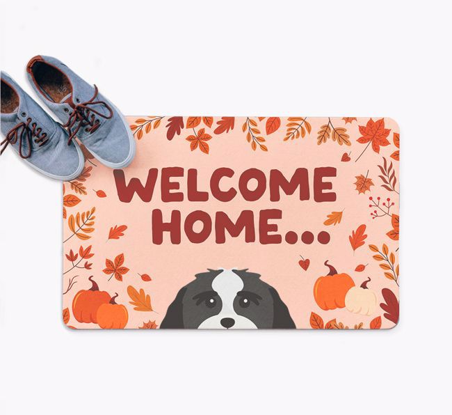 Welcome Home: Personalised {breedFullName} Doormat