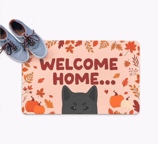 Welcome Home: Personalized {breedFullName} Doormat