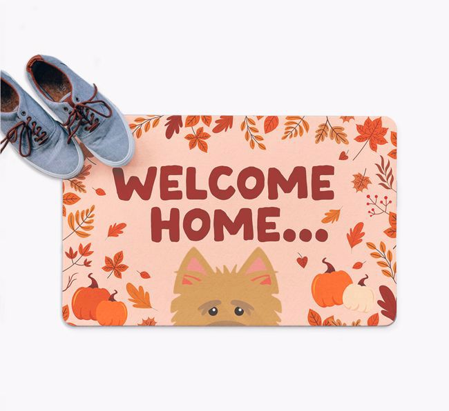 Welcome Home: Personalized {breedFullName} Doormat