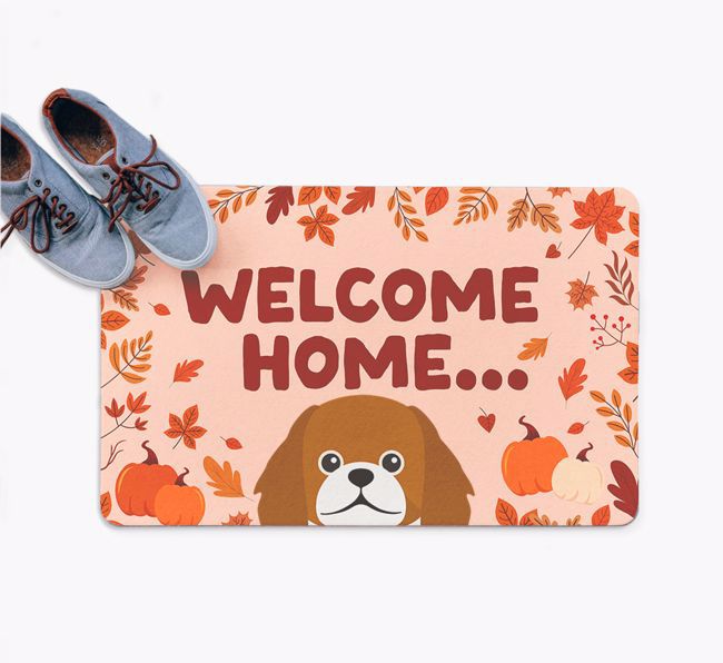 Welcome Home: Personalised {breedFullName} Doormat