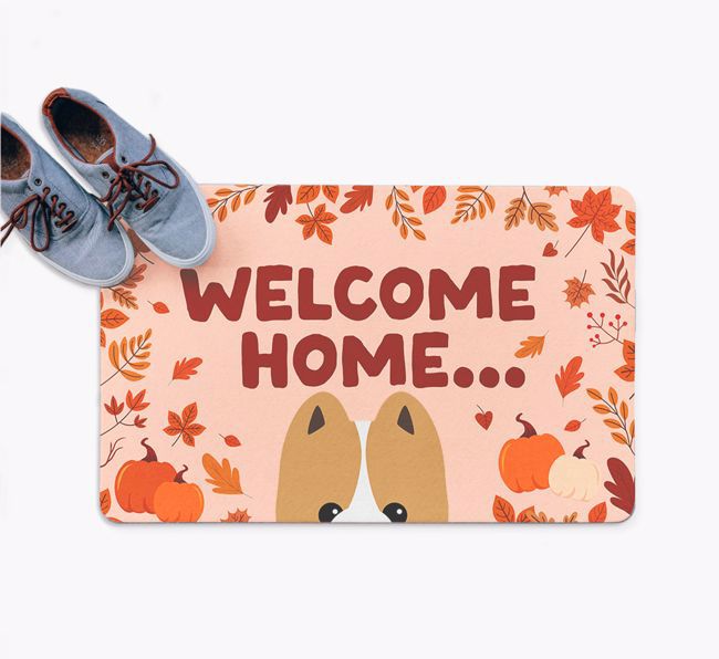 Welcome Home: Personalized {breedFullName} Doormat