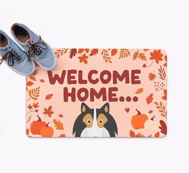 Welcome Home: Personalized {breedFullName} Doormat