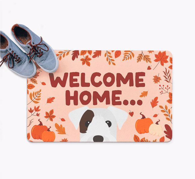 Welcome Home: Personalized {breedFullName} Doormat
