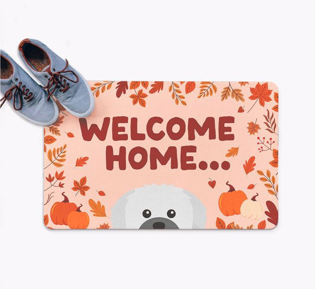 Welcome Home: Personalised {breedFullName} Doormat