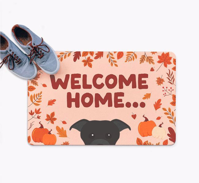 Welcome Home: Personalized {breedFullName} Doormat