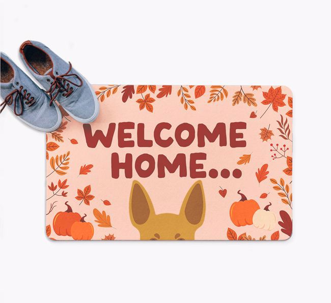 Welcome Home: Personalized {breedFullName} Doormat