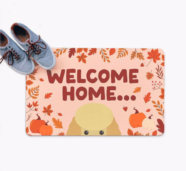 Welcome Home: Personalised {breedFullName} Doormat