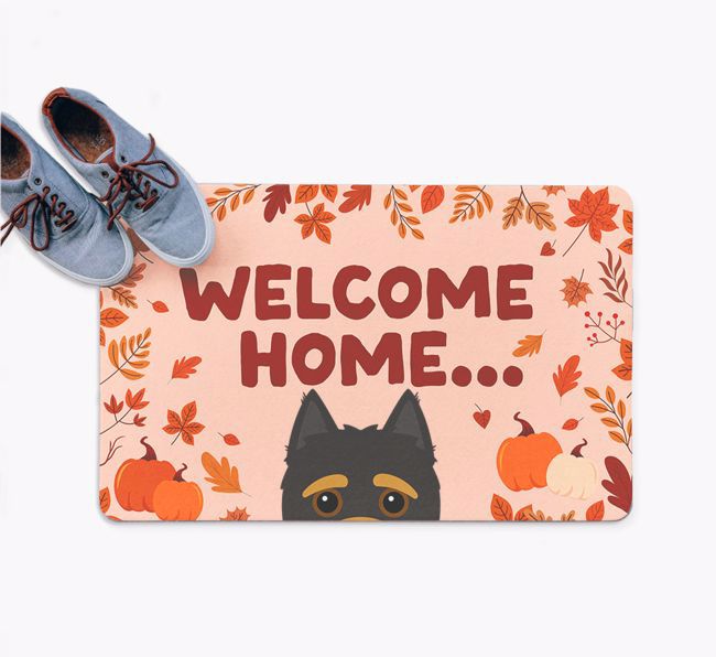 Welcome Home: Personalised {breedFullName} Doormat