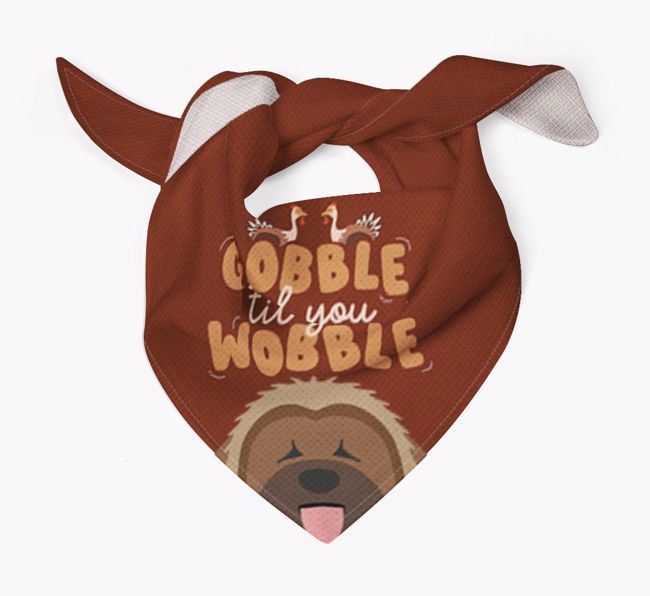 Gobble Til You Wobble: Personalised {breedFullName} Bandana