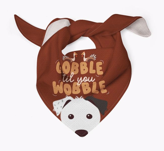 Gobble Til You Wobble: Personalised {breedFullName} Bandana