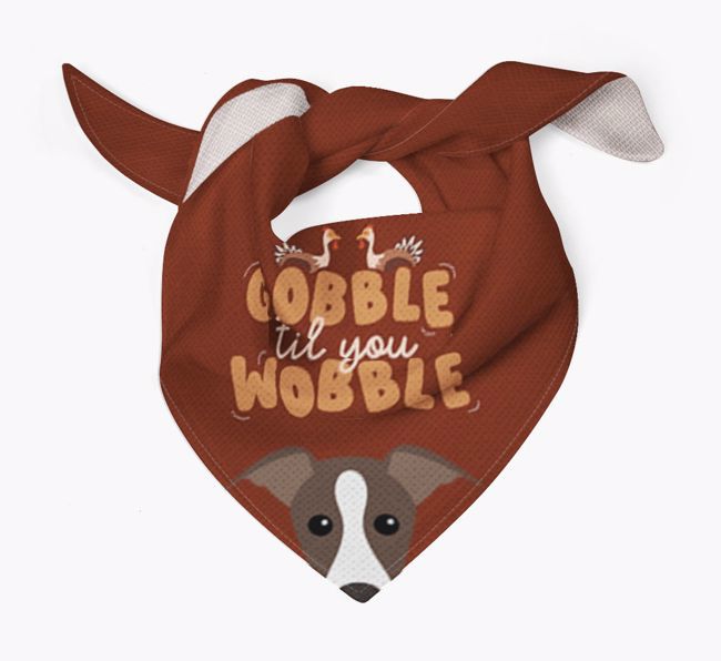 Gobble Til You Wobble: Personalised {breedFullName} Bandana