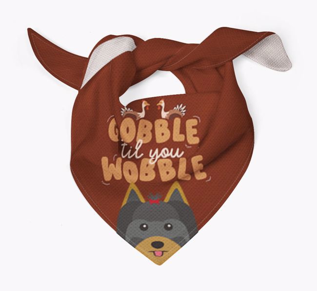 Gobble Til You Wobble: Personalised {breedFullName} Bandana