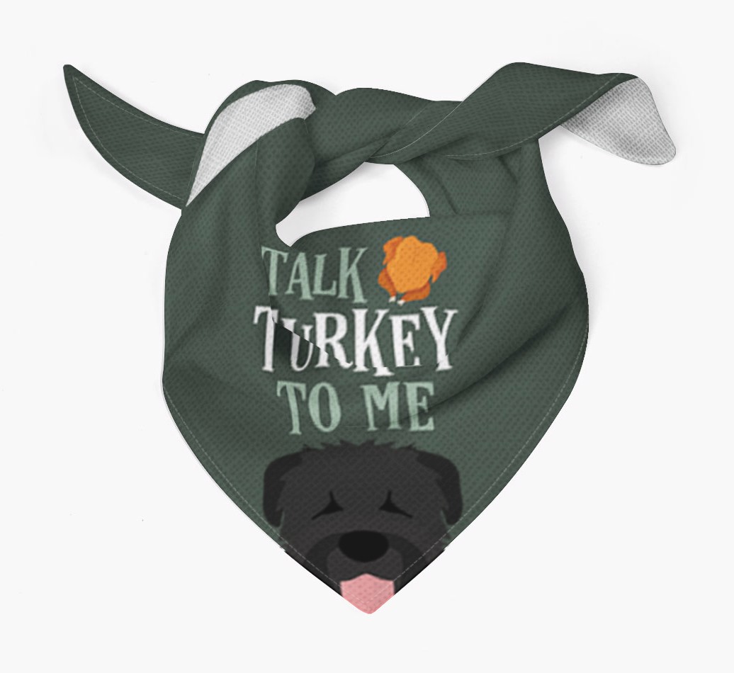 Talk Turkey To Me: Personalized {breedFullName} Bandana