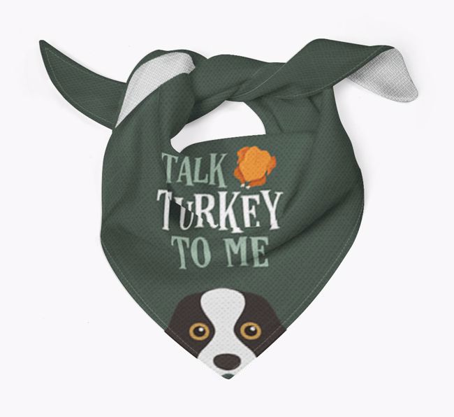 Talk Turkey To Me: Personalized {breedFullName} Bandana