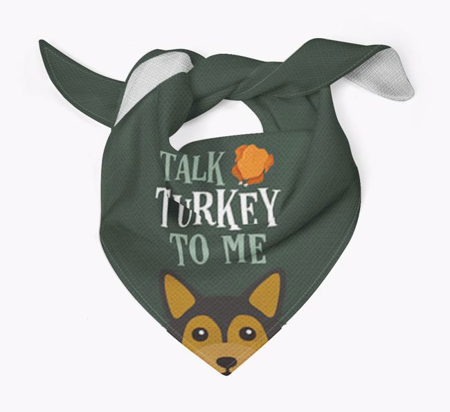 Talk Turkey To Me: Personalised {breedFullName} Bandana