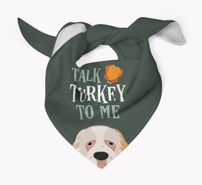 Talk Turkey To Me: Personalised {breedFullName} Bandana