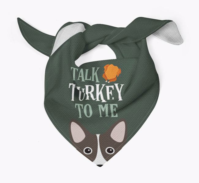 Talk Turkey To Me: Personalised {breedFullName} Bandana