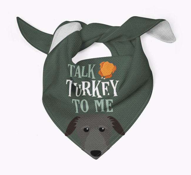 Talk Turkey To Me: Personalized {breedFullName} Bandana