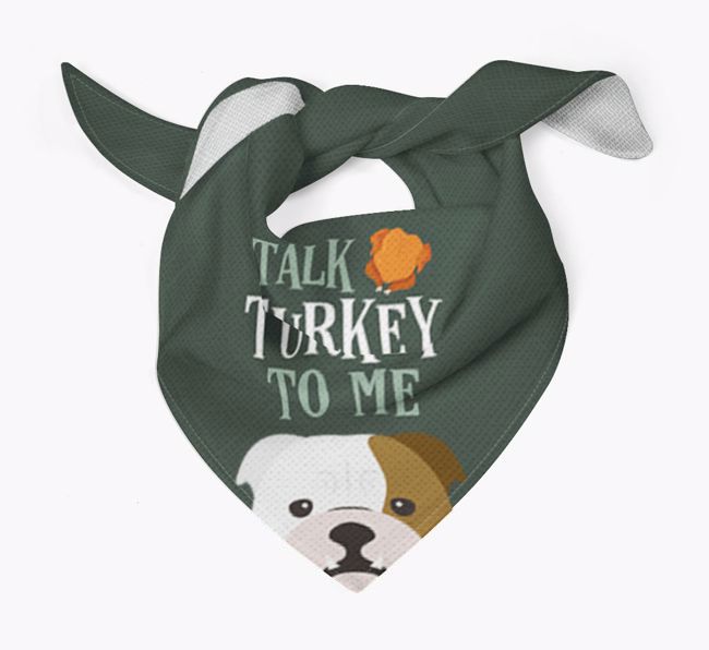 Talk Turkey To Me: Personalised {breedFullName} Bandana