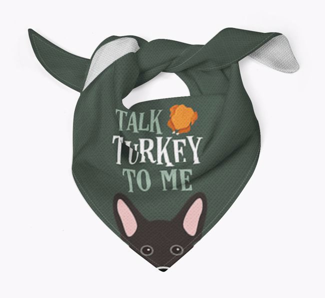 Talk Turkey To Me: Personalized {breedFullName} Bandana