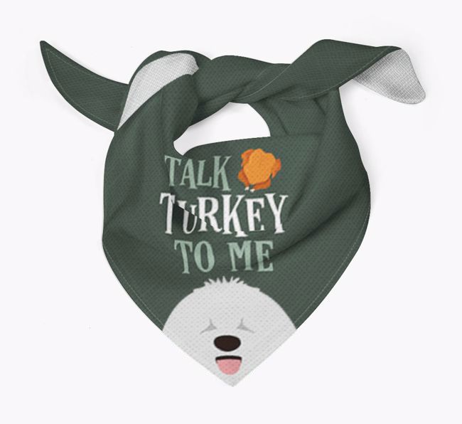 Talk Turkey To Me: Personalized {breedFullName} Bandana