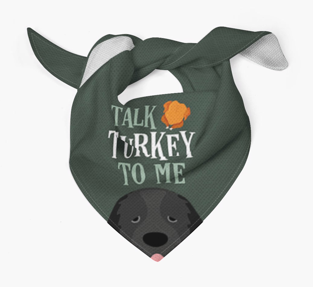 Talk Turkey To Me: Personalized {breedFullName} Bandana