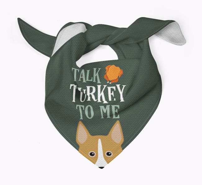 Talk Turkey To Me: Personalized {breedFullName} Bandana