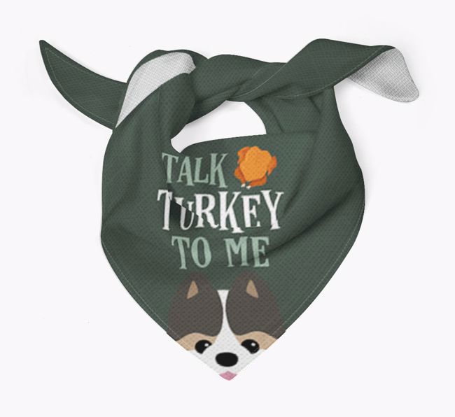 Talk Turkey To Me: Personalized {breedFullName} Bandana