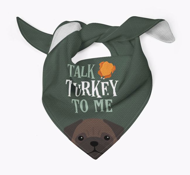 Talk Turkey To Me: Personalized {breedFullName} Bandana