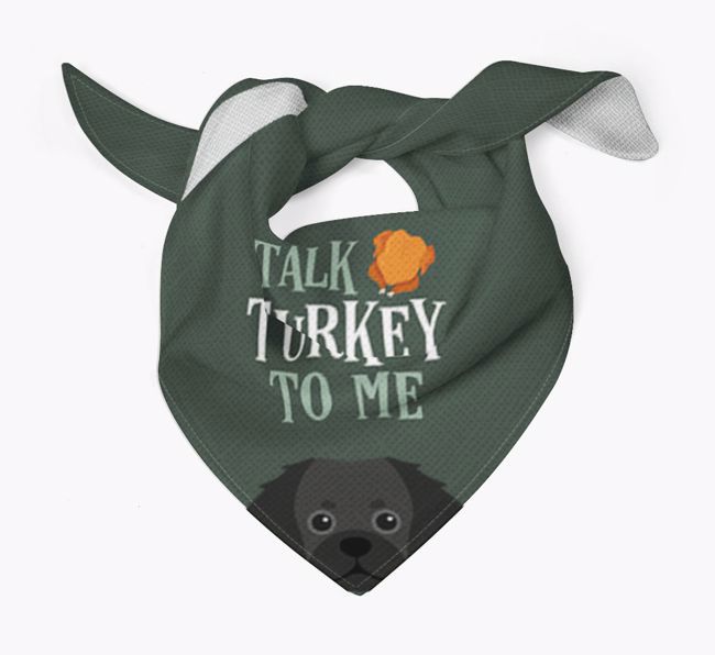 Talk Turkey To Me: Personalised {breedFullName} Bandana