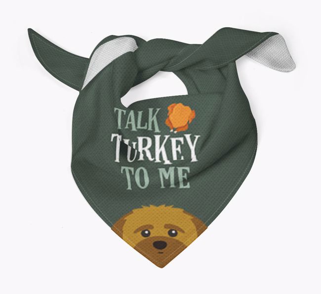 Talk Turkey To Me: Personalised {breedFullName} Bandana