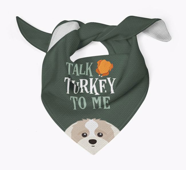 Talk Turkey To Me: Personalised {breedFullName} Bandana