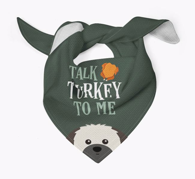 Talk Turkey To Me: Personalized {breedFullName} Bandana