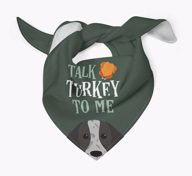 Talk Turkey To Me: Personalised {breedFullName} Bandana