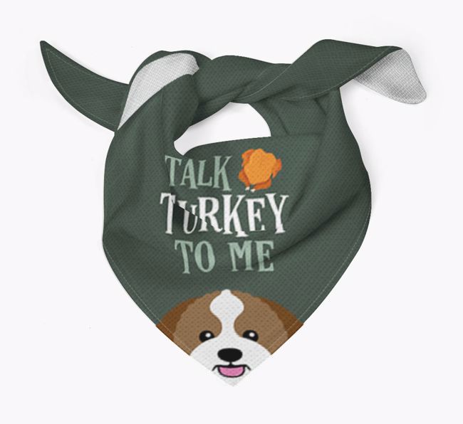 Talk Turkey To Me: Personalised {breedFullName} Bandana