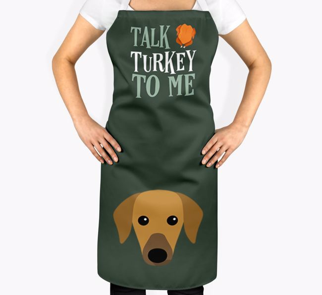 Talk Turkey To Me: Personalized {breedFullName} Apron