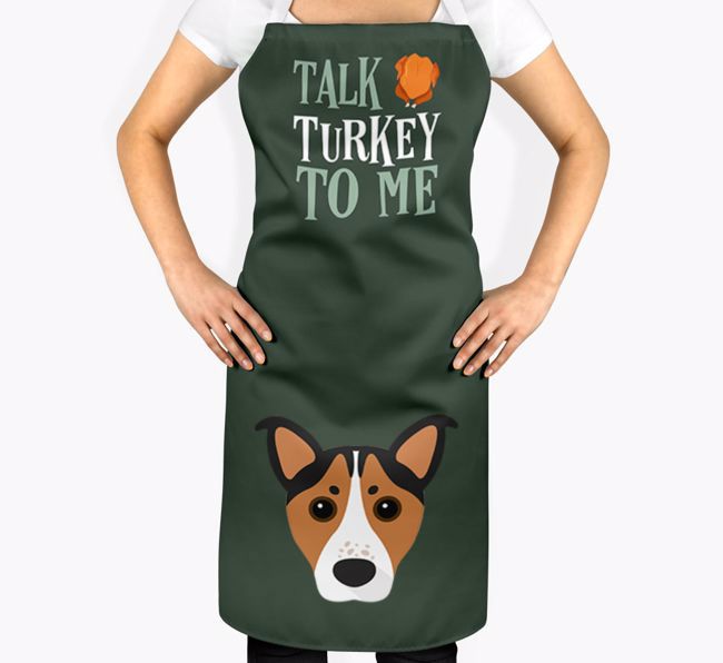 Talk Turkey To Me: Personalized {breedFullName} Apron