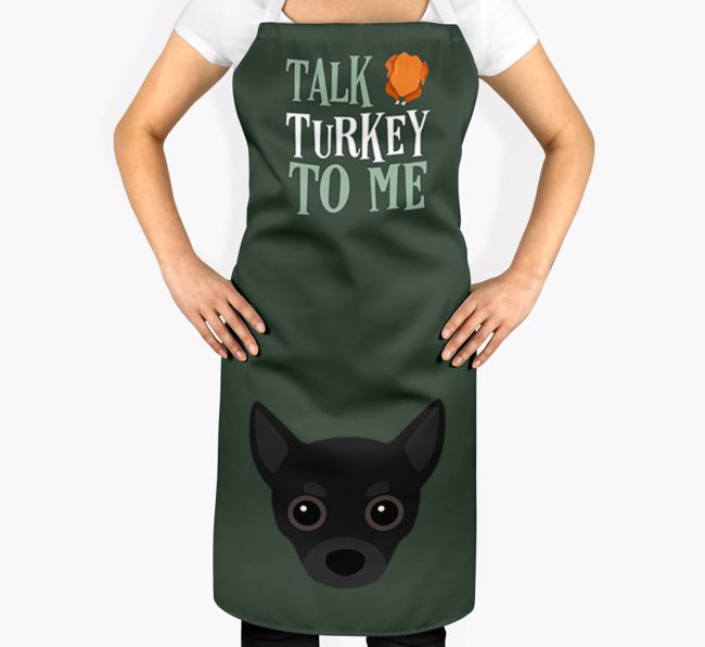 Talk Turkey To Me: Personalized {breedFullName} Apron