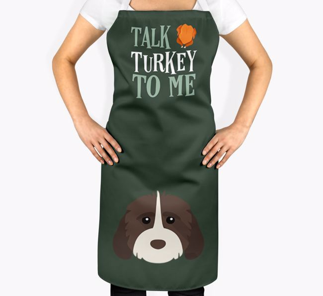 Talk Turkey To Me: Personalized {breedFullName} Apron